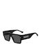 Dsquared2 Men's Sunglasses with Black Plastic Frame and Black Lens