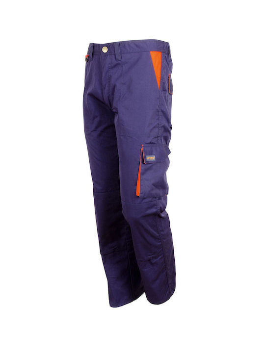 Galaxy Glx30 Work Trousers Blue made of Cotton