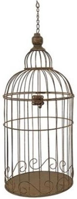 Atmosphera Rostiges Metallisches Laterne Tischplatte Braune 25x25x70cm