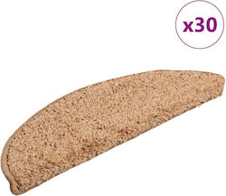 Treppenmatten 30 Stück Beige 56x17x3 cm Beige 5...