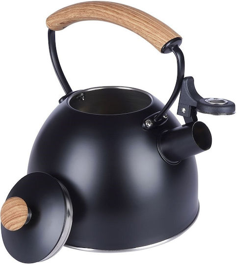 Vilde Кетъл с Чаша Неръждаем Черен 2500ml