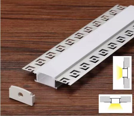 77-50547 Se-prow-30 Aluminiumprofil Flügel 3,0*1,5cm Ohne Rand 2 LED-Streifen Preis pro Meter Homelighting