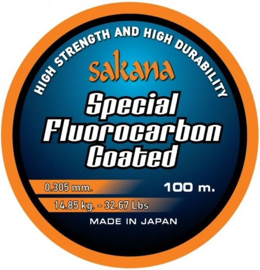 Πετονιά Sakana Special Fluorocarbon Coated 100m 0.395mm