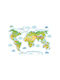 Decowalls Kinder Wandsticker Wand 60x120cm