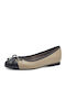 Damen Ballerinas in Beige Farbe