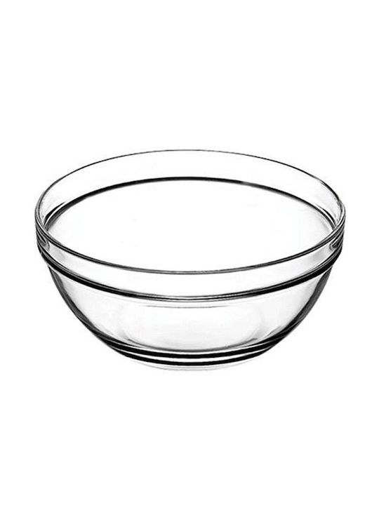 Espiel Glass Salad Bowl Transparent 30x30x12.6cm