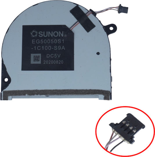 Охлаждащ вентилатор за лаптоп CPU HP Envy 13-ba 13-ba0017tx 13t-ba000 Tpn-c145 L94043-001 Eg50050s1-1c100-s9a Dc28000r0s0 4pin Код 81343