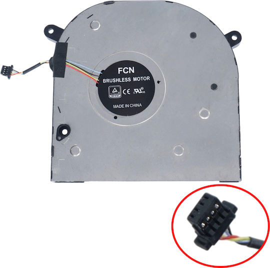 Laptop GPU Cooling Fan Dell XPS 17 9700 9710 9720 Dell Precision 5750 5760 023.100LS.0011 EG50060S1-C501-S9A XXV2K 0XXV2K 0XR5Y 00XR5Y 0MXF81 MXF81 4pin Code 81341