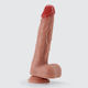 Crushious Dildo realist cu Testicule și Ventuză Flesh 23cm