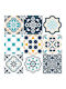 Küchenfliesenaufkleber Spanisches Mosaikfurnier Fliesen 30x30cm