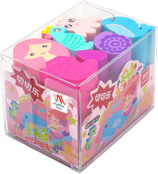 Fancy Eraser Set Mermaid
