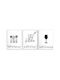 Set of 3 Posters Kitchen Images Kitchen Posters Black White 3x 50x70