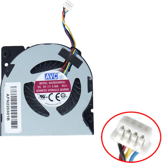 Вентилатор за охлаждане на процесор за лаптоп Intel Nuc Nuc7 Nuc7pjy Nuc7pjyh Nuc7pjyhn Nuc7pjyb Boxnuc7pjyh2 Nuc5i7ryh Eg60070s1-c200-s9a Bazb0508r5u P011 Bsb05505hp-sm 4pin Код 81342