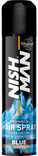 Nishman Ultra Colors Blau Haarspray 150ml