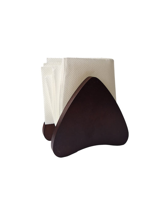 Wooden Napkin Holder Brown 10x7x11cm H12698-WT