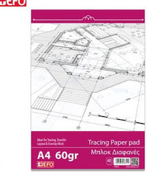 Transparentblock +efo 60g/m² A4 40 Blatt