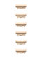Apple Gold Link Bracelet Kit Μπαρέτες Χρυσό (Apple Watch 46mm)