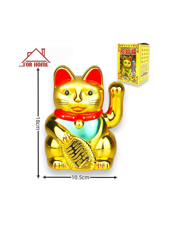 ForHome Decorative Cat made of Plastic 10.5x18cm 1pcs
