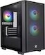 Thermaltake Versa H16 TG ARGB Gaming Micro Towe...