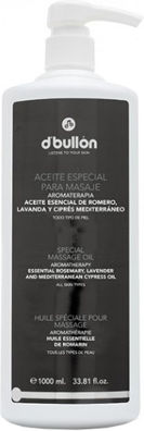 D'Bullon Ulei De Corp Cu Rozmarin, Lavandă Și Chiparos Mediteranean 1000ml