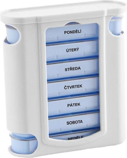 Pillen-Organizer Box 7 Tage 4 Zeitfenster