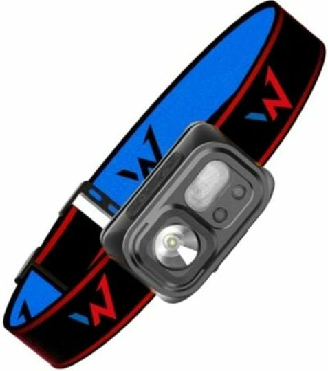 Wonder Επαναφορτιζόμενος Φακός Κεφαλής LED με Μέγιστη Φωτεινότητα 350lm