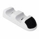 White Shark Base for 2 PS5 Controllers White