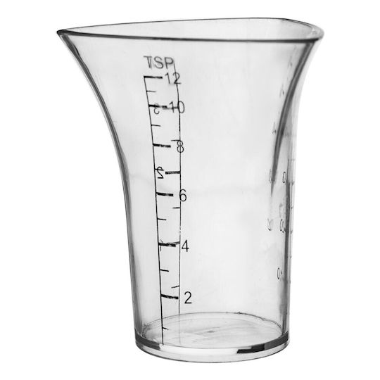 Glas Messbecher 60ml 1Stück