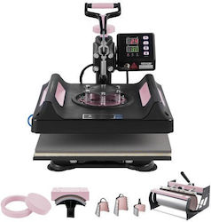 Vevor 8 in 1 Multifunktionale Transferpresse 15x15" T-Shirts Tassen 30oz Schwarz Yts30oz151581nggxv2