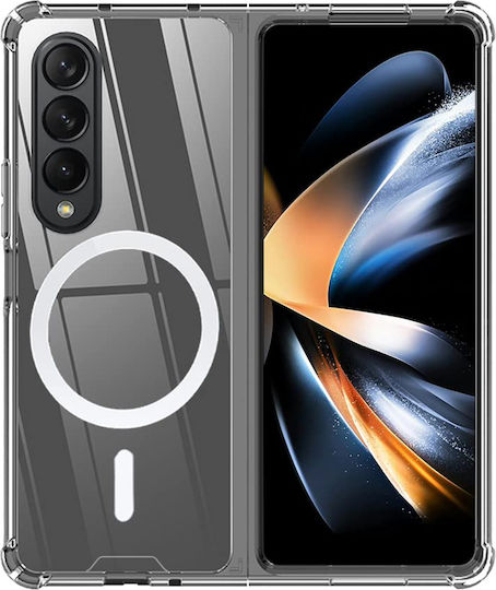 Magnetische Magcase Sonique Hülle für Samsung Galaxy Z Fold 4 Transparent
