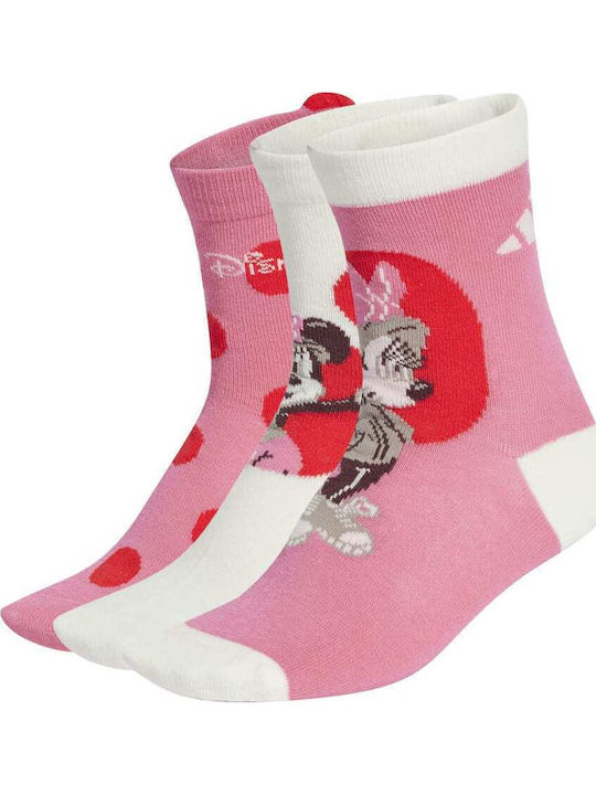 adidas Kids' Socks Performance Pink 3 Pairs