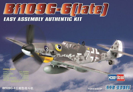 Hobbyboss Φιγούρα Μοντελισμού Bf109 G-6 Late 1:72 80226