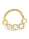 Rebecca Women's Bracelet made of Brass Gold Plated