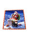 Ornament de masă de Crăciun Coaster Ceramic L11xW11cm.