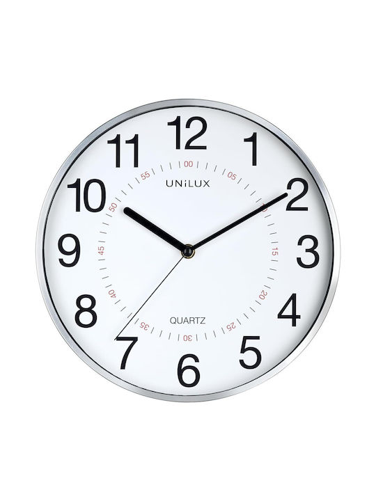 Unilux Wanduhr Metallisch Gray Ø30cm