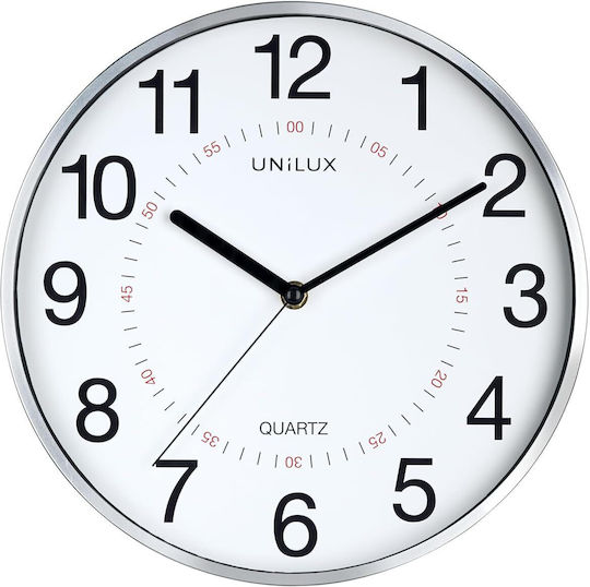 Unilux Wanduhr Metallisch Gray Ø30cm
