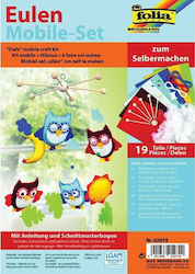 Folia Mobile Construction Set 19pcs Owls