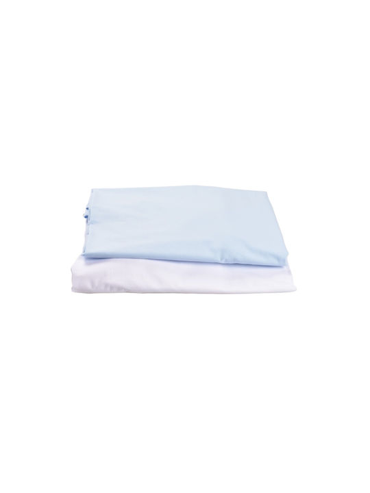 Confort Family Seturi de cearșafuri pentru bebeluși Pentru Patut Bumbac cu Cauciuc Albe 50x90buc 2buc