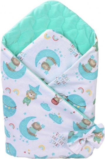 Confort Family Pătură Pepinieră Swaddling pături Catifea Verde 80x80cm