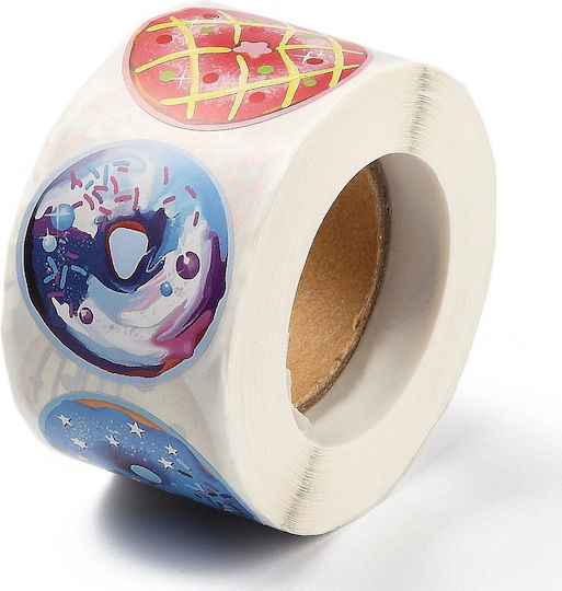 Geschenkaufkleber Lebensmittelthema 3,8cm 500Stk