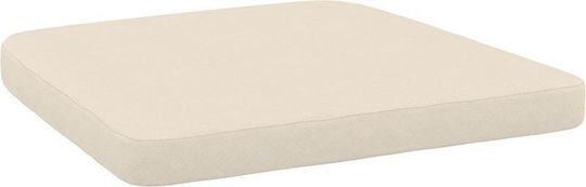 Zita Plus Waterproof Garden Chair Cushion Portofino Ecru 50x50 cm