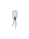 H&S Collection Dekorative Lampe Silber