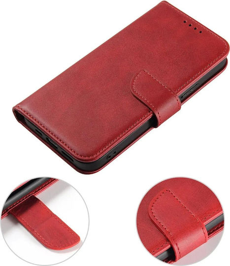 Hurtel Magnet Back Cover Σιλικόνης Κόκκινο (Galaxy S25)