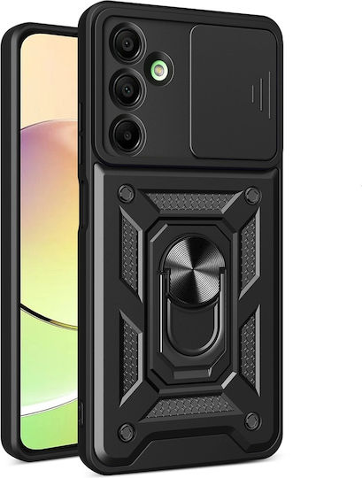 Hurtel Hybrid Back Cover Silicon Negru (Galaxy A16)