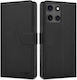Tech-Protect Matte Wallet Leather Black (Motorola Moto G15 / G15 Power / G17 / G17 Power)