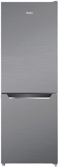 Amica Fridge-Freezer 227lt H159.3xW54xD55cm Inox FK2425.4UNTX(E)