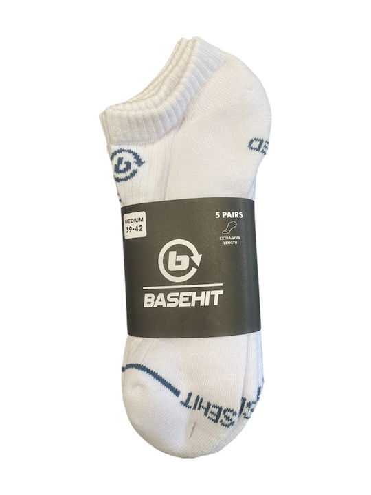 Basehit Basic Extra Low Socks 5-pairs 242.bu08....