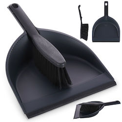 Black Dustpan & Brush Set