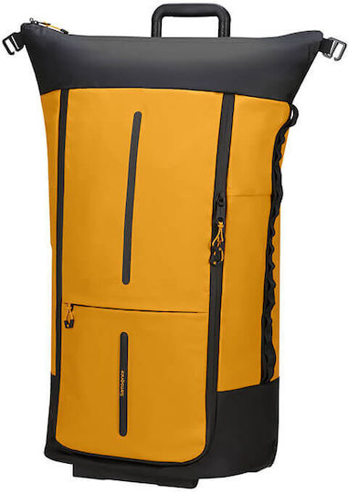 Samsonite Ecodiver Σακ Βουαγιάζ Κίτρινο με Ρόδες Υφασμάτινο Π25εκ.