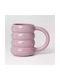 Geprägtes Design Lila Tasse 1kzn29